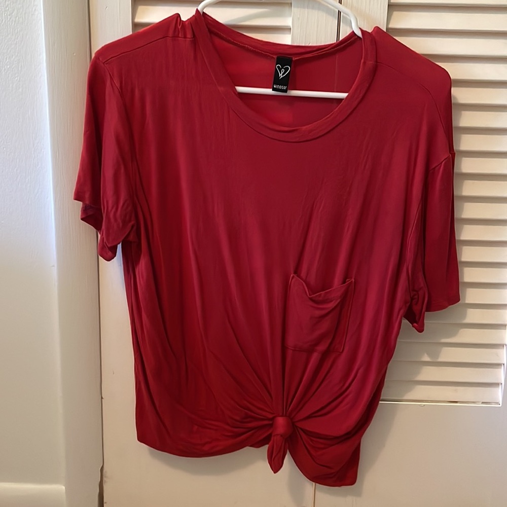 Windsor knotted t shirt
